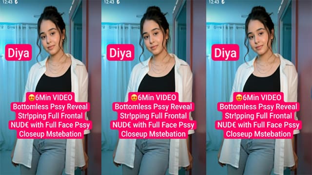 Diya Insta Model Frontal Nude Pssy Closeup Mstrbation Leaked Video