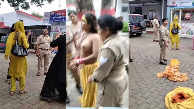 A Woman Walked Around Naked At The Police Station Leak