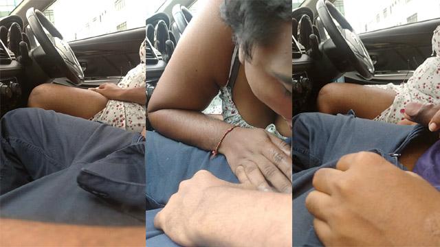Horny Malaysian Tamil Wife Car Park Blowjob Cheating Sex